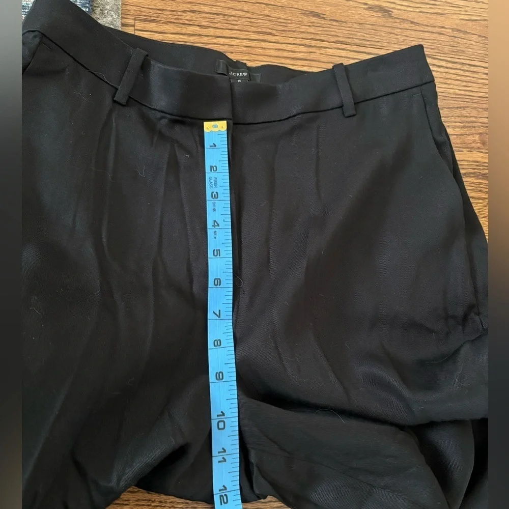 NEW J. Crew‎ | Ingrid Pant in Gramercy Twill Black Sz 8